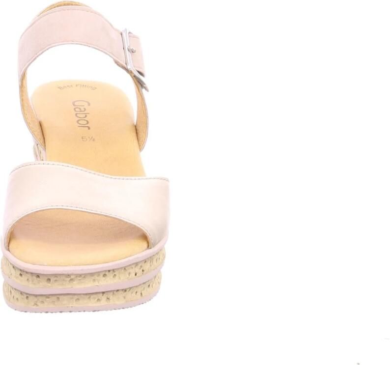 GABOR Sandalen met Hak Dames 651 Maat: 40 5 Materiaal: Leer Kleur: Rosegoud - Foto 4