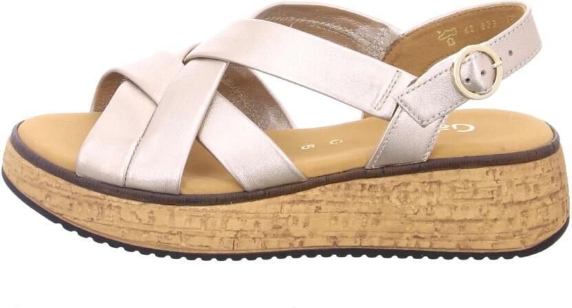 GABOR Dames 823.1 Maat: 37 Materiaal: Leer Kleur: Goudkleurig - Foto 4