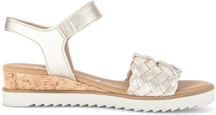 Gabor Sandaaltjes Genua zomerschoen sandaal sleehak met klittenbandsluiting breedte g - Foto 5