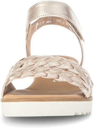 Gabor Sandaaltjes Genua zomerschoen sandaal sleehak met klittenbandsluiting breedte g - Foto 6