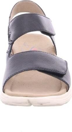 Gabor Zwarte Leren Dames Sandalen Rolling Soft Zwart - Foto 4