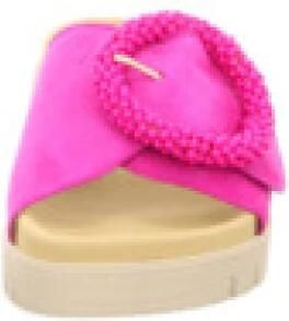 Gabor Slippers plateau zomerschoen slippers met sierparels aan de decoratieve gesp - Foto 3