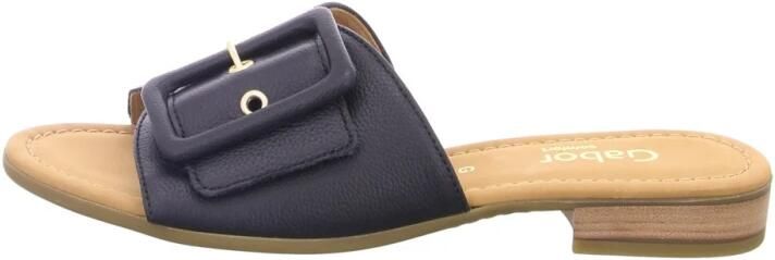 Gabor Slippers Rhodos blokhak zomerschoen comfortabele schoen in breedte g (= breed)