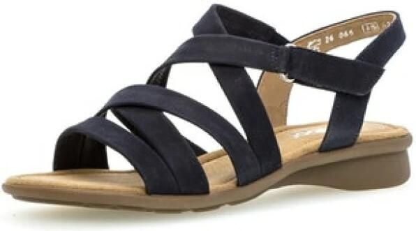 Gabor Blauwe suède sandalen met zacht leer Blue Dames - Foto 2