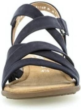 Gabor Blauwe suède sandalen met zacht leer Blue Dames - Foto 4