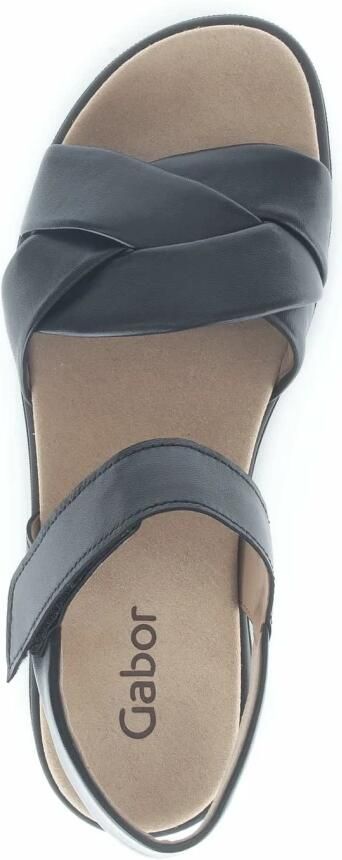 Gabor Sandalen zomerschoen wedge-sandaal comfort-schoen met klittenbandsluiting - Foto 4