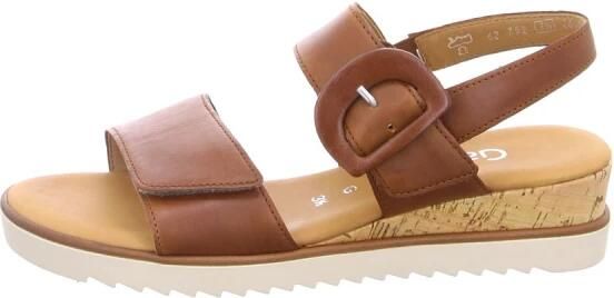 GABOR Dames 752 Maat: 40 Materiaal: Leer Kleur: Camel - Foto 5