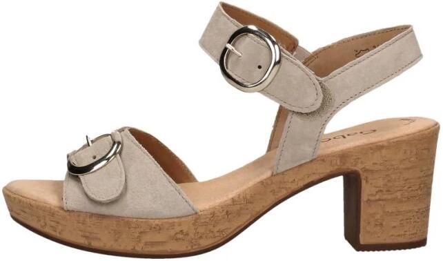 Bruin Tinten 764.1 Sandalen Dames Taupe - Foto 5