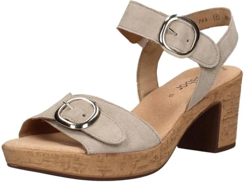 Bruin Tinten 764.1 Sandalen Dames Taupe - Foto 6