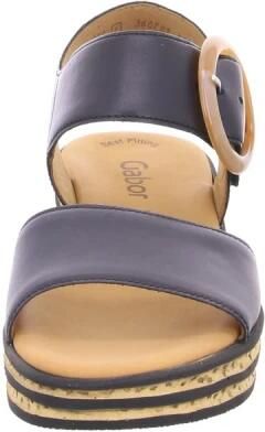 Gabor Sleehaksandaaltjes zomerschoen bandjessandaal klittenbandsluiting onder de decoratieve gesp - Foto 6