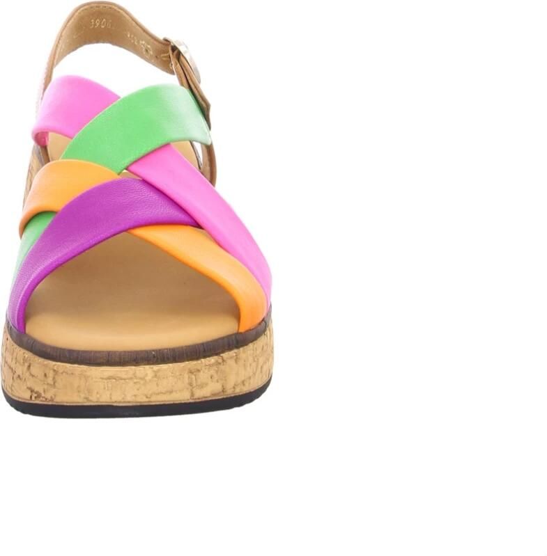 Gabor Sleehaksandaaltjes Florence plateau zomerschoen in kleurrijk design wijdte g (=wijd) - Foto 11