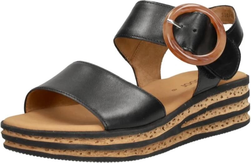 Gabor Zwarte Sandalen 550.2 Dames Black Dames - Foto 7