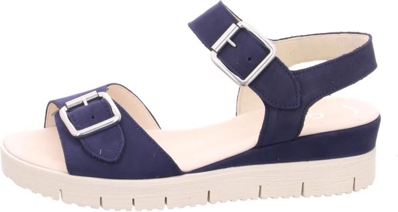 Gabor 24.770-16 Soft Nubuck Blue-voetbed sandaal- sandaal-sleehak sandaal - Foto 2