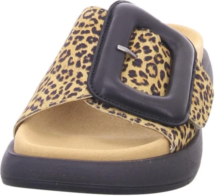Gabor Slippers plateau zomerschoen slippers met grote decoratieve gesp - Foto 4