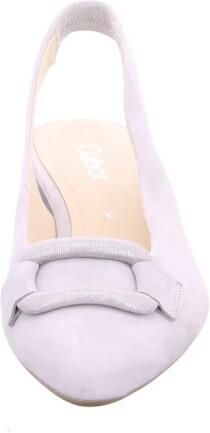Gabor Slingback pumps Blokhak feestelijke schoen trouwschoen met elastische bandjes - Foto 3