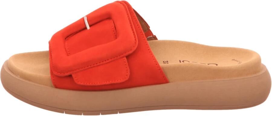 Gabor Oranje Velvet Muiltjes Modern Comfortabel Orange Dames - Foto 3