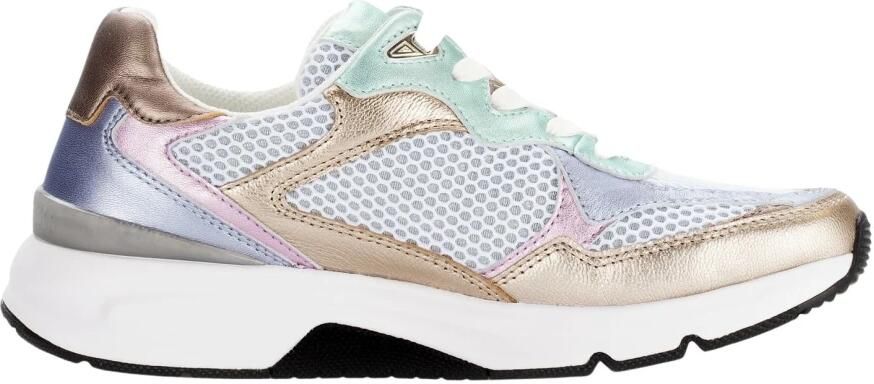 Gabor Rollingsoft Sneakers met sleehak vrijetijdsschoen halfschoen veterschoen met gepolsterde schacht - Foto 3