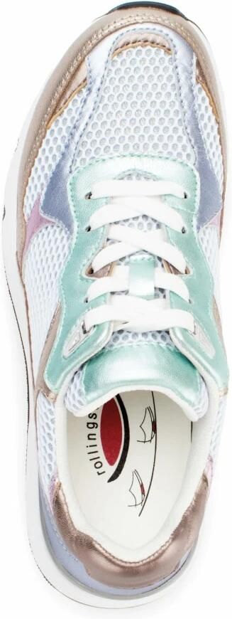 Gabor Rollingsoft Sneakers met sleehak vrijetijdsschoen halfschoen veterschoen met gepolsterde schacht - Foto 4