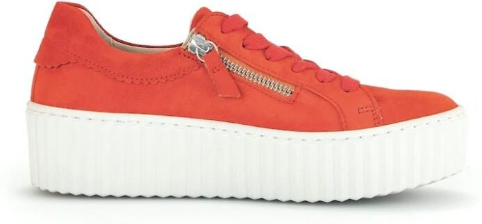 Gabor dames plateausneaker oranje - Foto 2