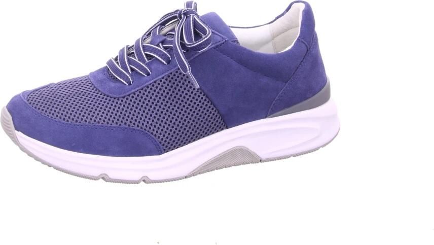 Gabor Rollingsoft Sneakers met sleehak vrijetijdsschoen lage schoen veterschoen logo op de hiel - Foto 5