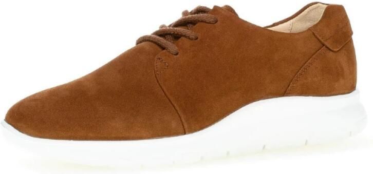 Gabor Bruine vrijetijdsveterschoenen voor dames