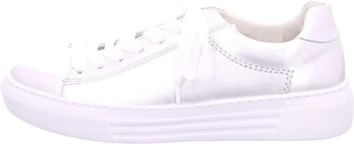 Gabor Nubuck Leren Casual Sport Basket Brown Dames - Foto 3