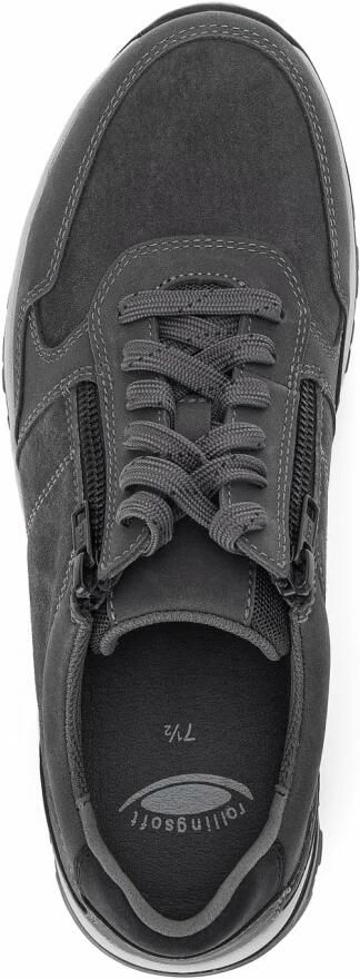 Gabor Rollingsoft Sneakers met sleehak comfort schoen veterschoen lage schoen in breedte g 1 2 (= breed) - Foto 6