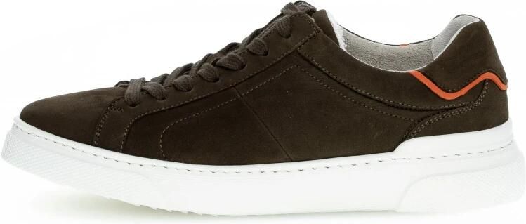 Gabor Bruine Suède Sneaker Lichtgewicht Gecertificeerd Leer Brown Dames
