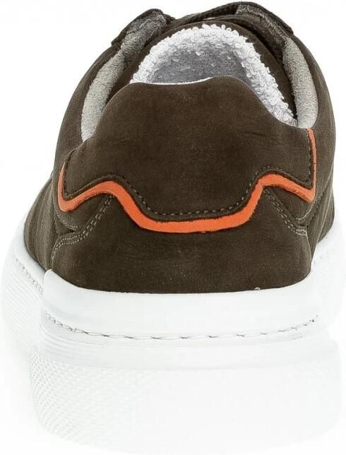 Gabor Bruine Suède Sneaker Lichtgewicht Gecertificeerd Leer Brown Dames - Foto 3