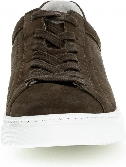 Gabor Bruine Suède Sneaker Lichtgewicht Gecertificeerd Leer Brown Dames - Foto 4