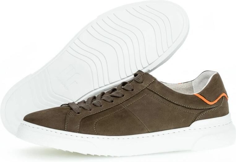 Gabor Bruine Suède Sneaker Lichtgewicht Gecertificeerd Leer Brown Dames - Foto 2