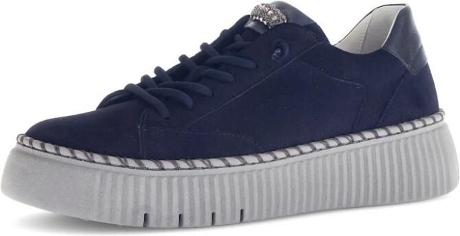 Gabor Sneaker met plateauzool en siersteen