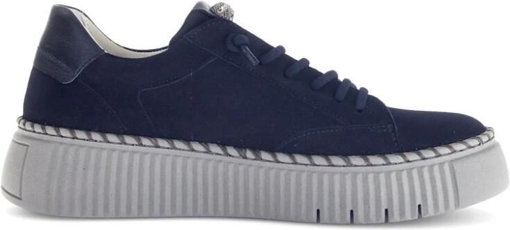 Gabor Sneaker met plateauzool en siersteen