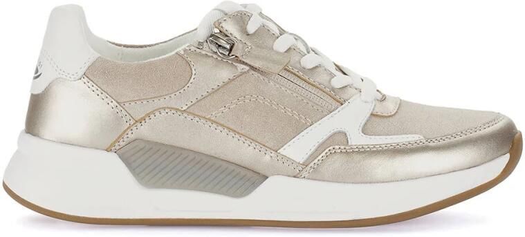Gabor Rollingsoft Gabor Veterschoen Rolling Soft Rits Beige Goud - Foto 2