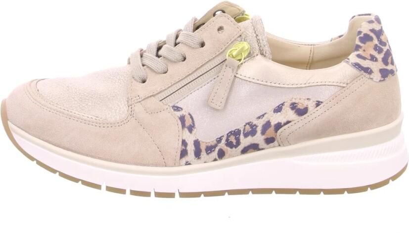GABOR Lage Sneakers Dames 307 Maat: 38 Materiaal: Suède Kleur: Beige - Foto 3