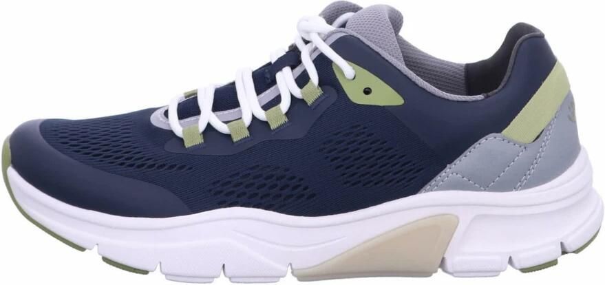 Gabor Rollingsoft Sneakers met sleehak vrijetijdsschoen lage schoen veterschoen met contrastafwerkingen breedte g