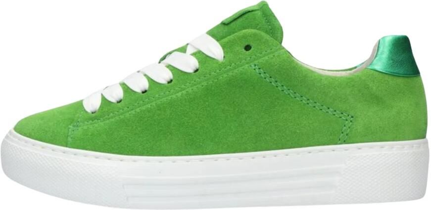 Gabor Plateausneakers Florence met subtiele contrastafwerking vrijetijdsschoen halfhoge schoen veterschoen - Foto 3