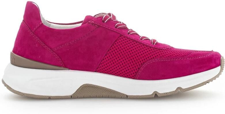 Gabor Moderne damessneaker in effen kleur - Foto 3