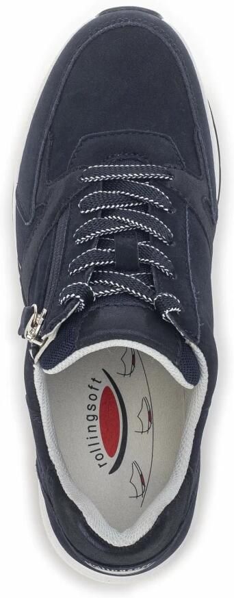 Gabor Rollingsoft Sneakers met sleehak met optifit verwisselbare binnenzool vrijetijdsschoen lage schoen veterschoen - Foto 4