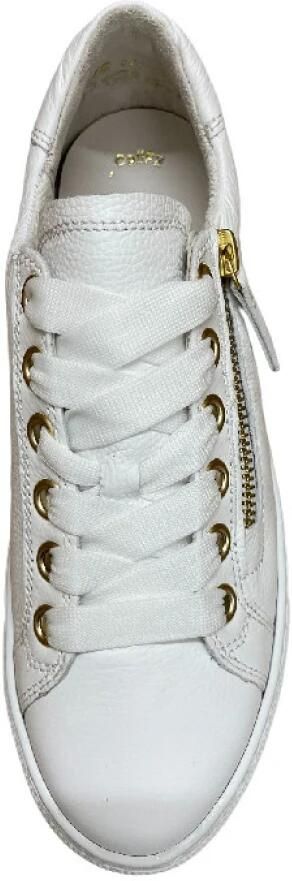 Gabor Witte Gouden Sneakers van geperst leer Multicolor Dames - Foto 12