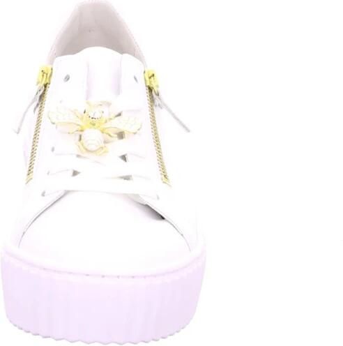 Gabor Plateausneakers vrijetijdsschoen lage schoen veterschoen met modieuze sieraandeel - Foto 4