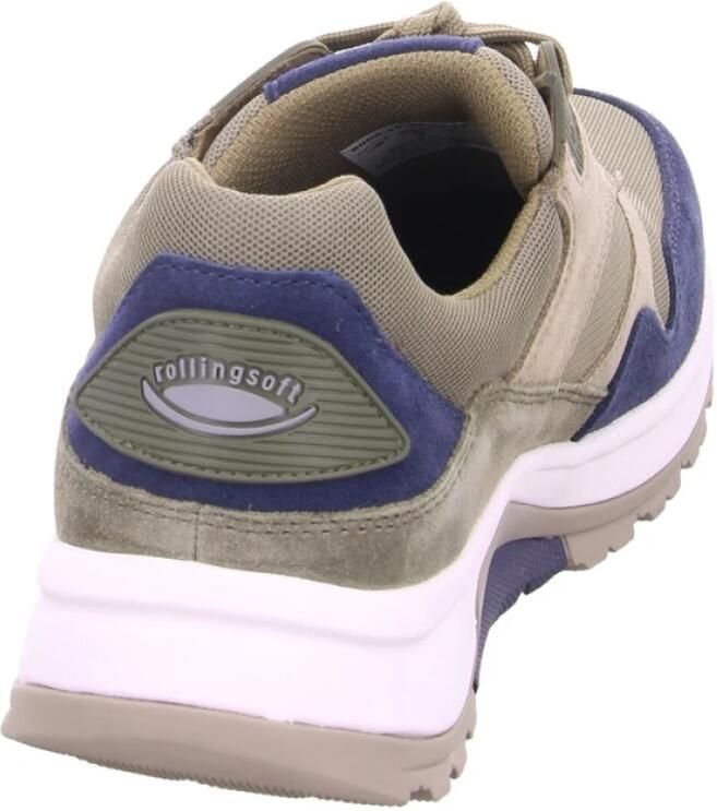 Gabor Rollingsoft Sneaker 8000.15.21 Blauw Groen Zand Combi - Foto 3