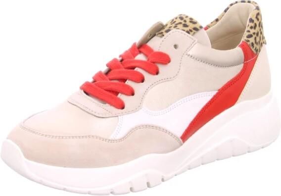 Gabor Sneaker 63.451.13 Beige Goud Rood Combi - Foto 2