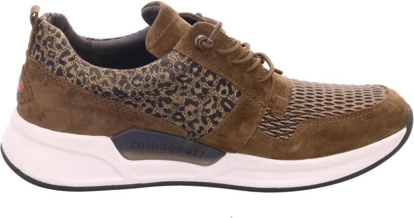 Gabor rollingsoft sensitive 96.955.81 dames rollende wandelsneaker bruin - Foto 4