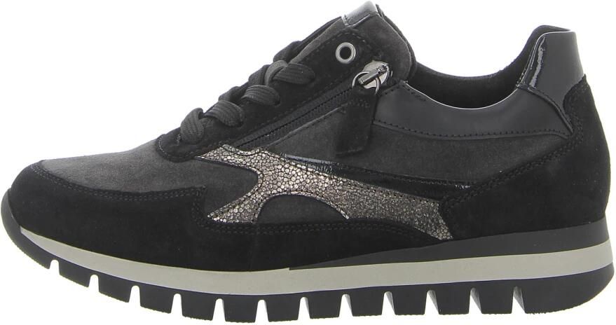 GABOR Lage Sneakers Dames 437 Maat: 42 Materiaal: Suède Kleur: Grijs - Foto 5