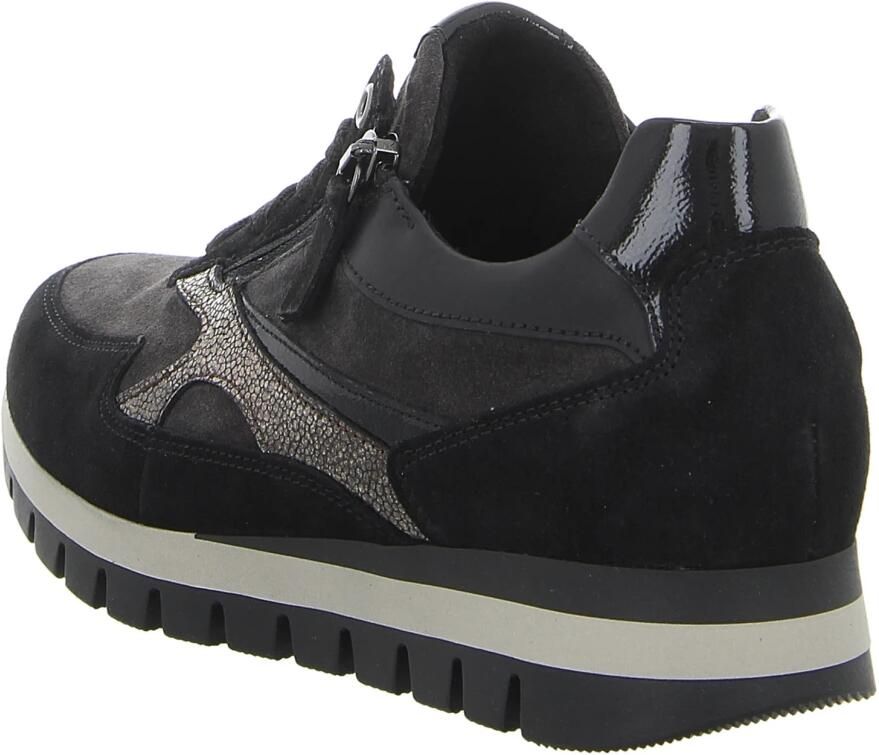 GABOR Lage Sneakers Dames 437 Maat: 42 Materiaal: Suède Kleur: Grijs - Foto 4