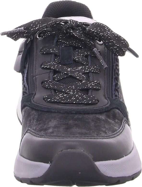 Rollingsoft Gabor 76.847 Sneaker Black Antique Silver Zwart - Foto 4