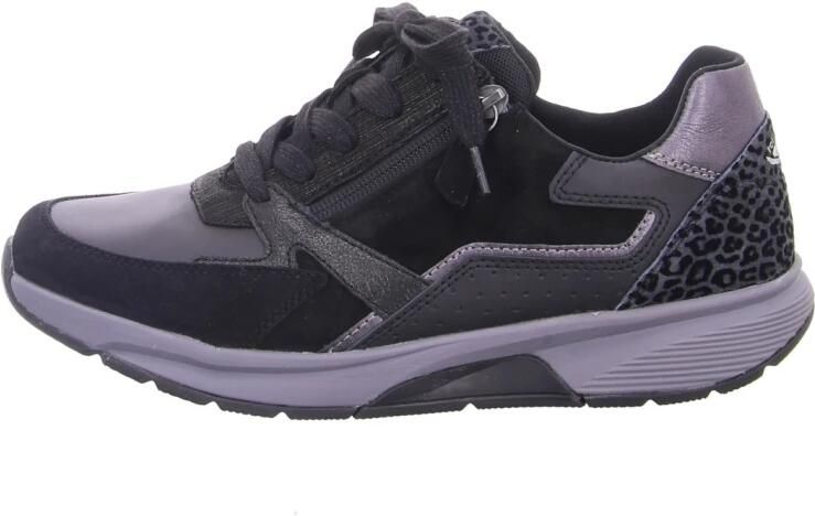 GABOR Lage Sneakers Dames 878 Maat: 37 Materiaal: Suède Kleur: Zwart - Foto 3