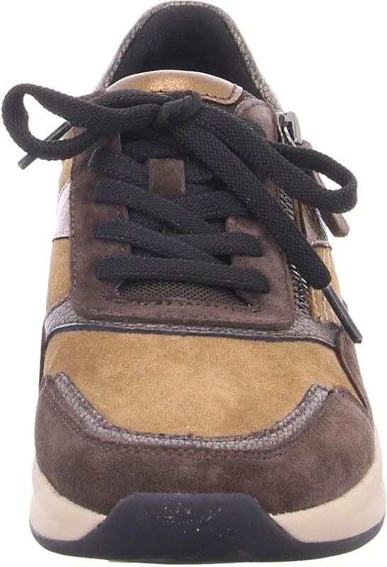 Gabor Rollingsoft Sneakers met sleehak veterschoenen lage schoen vrijetijdsschoen met zijrits - Foto 4