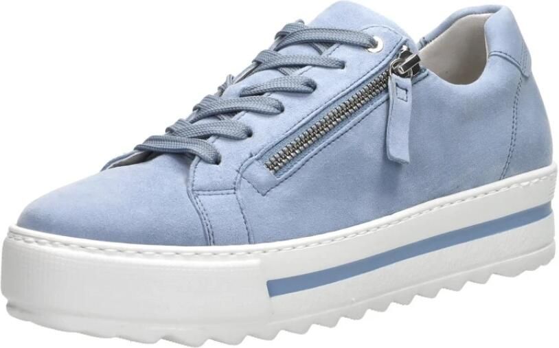 Gabor Veterschoenen Laag Veterschoenen Laag licht blauw - Foto 4